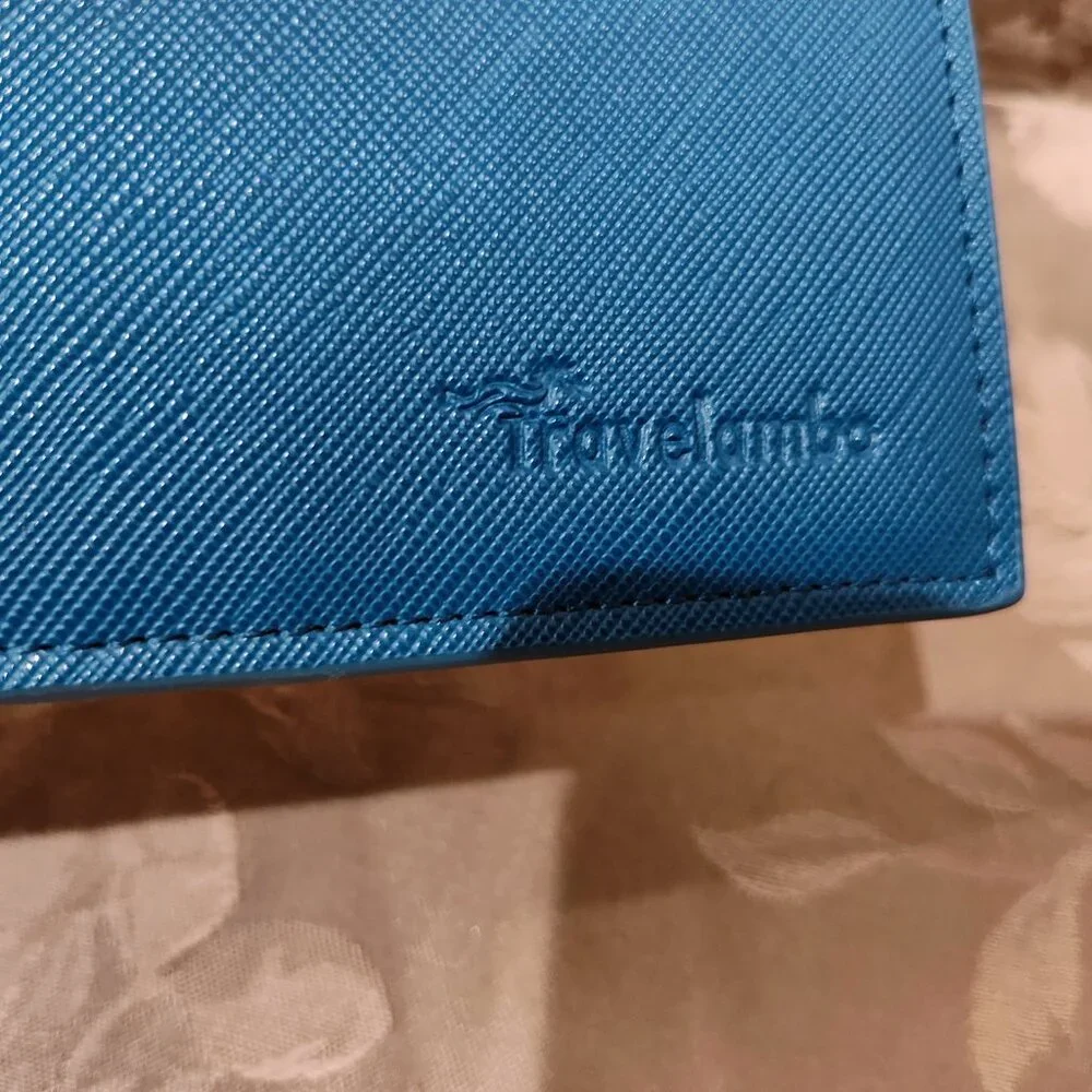 Travelambo Blue Travel Wallet, New Without Tags